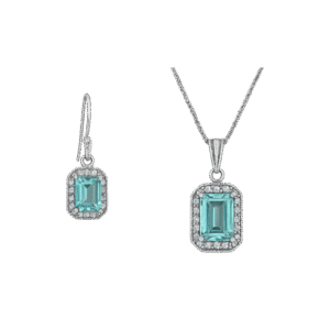 Denizin Işıltısı Zirkon Taşlı Takı Seti