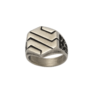 Güçlü Duruş Gümüş Erkek Yüzük