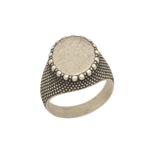 Tok Gümüş Erkek Yüzük