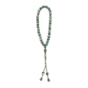 8 mm Yeşil Akik Doğaltaş Tesbih