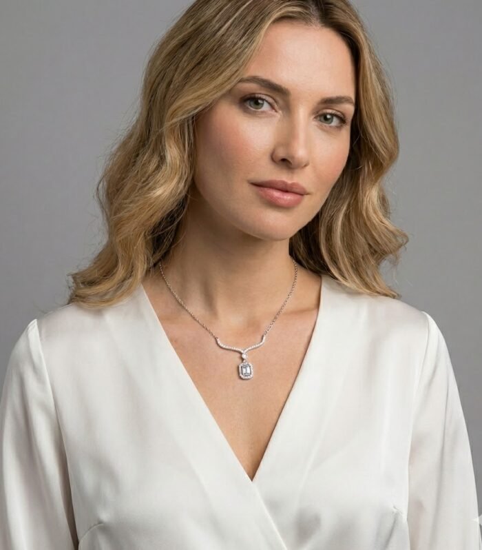 925 Ayar Gümüş Fantazi Sallantılı Baget Kolye