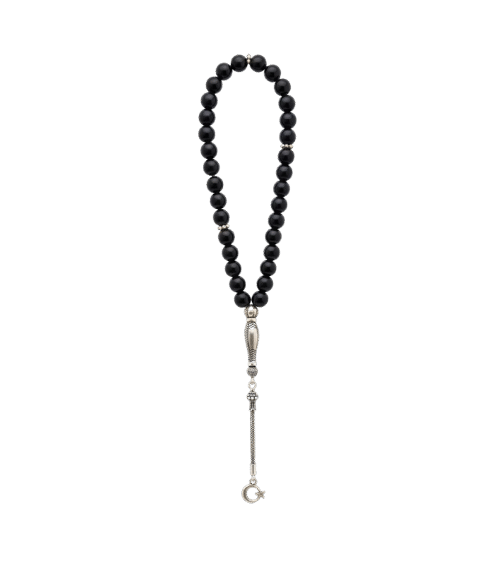 Ay Yıldız Püsküllü 8 mm Tesbih