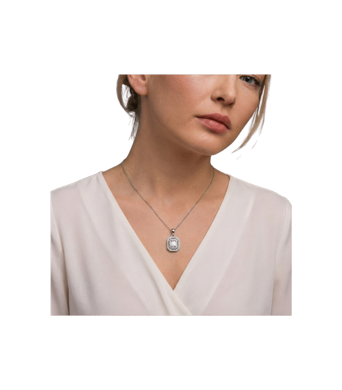 Baget Kesim Zirkon Kolye