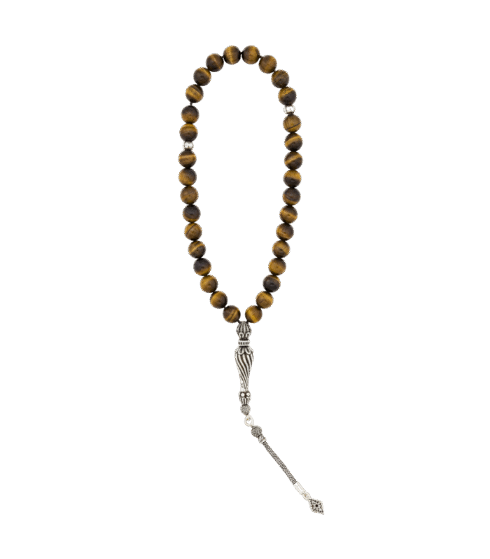 Püsküllü 8 mm Kaplangözü Tesbih