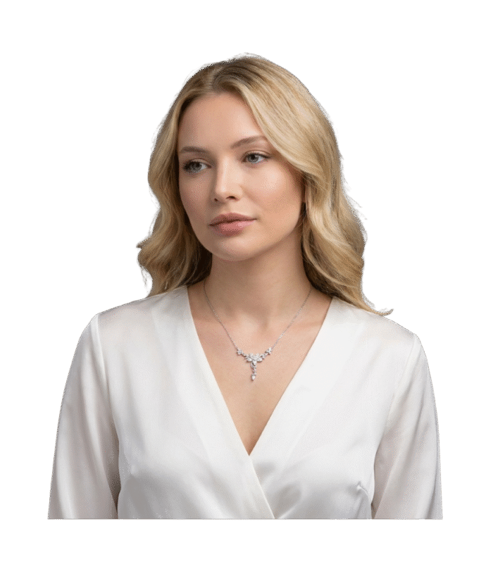 Sarmaşık ve Yıldız Detaylı Fantazi Kolye