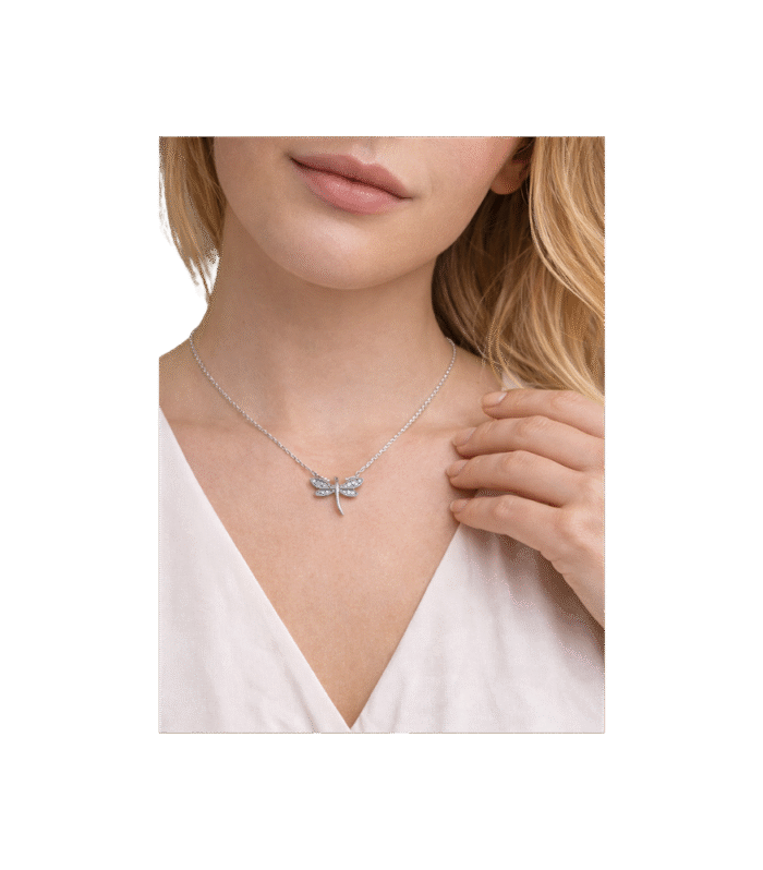 Zirkon Taşlı Yusufçuk Kolye