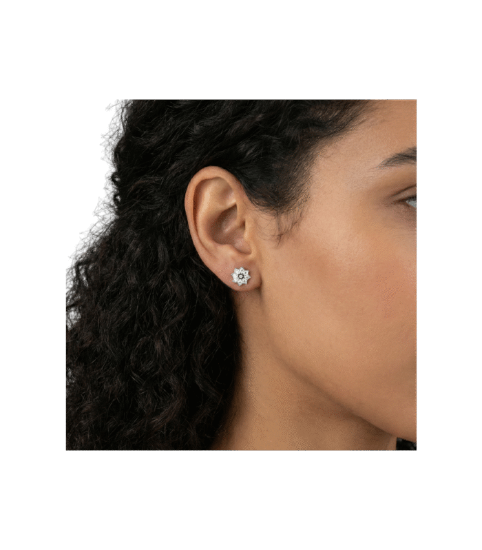 Zirkonyum Taşlı Yıldız Küpe